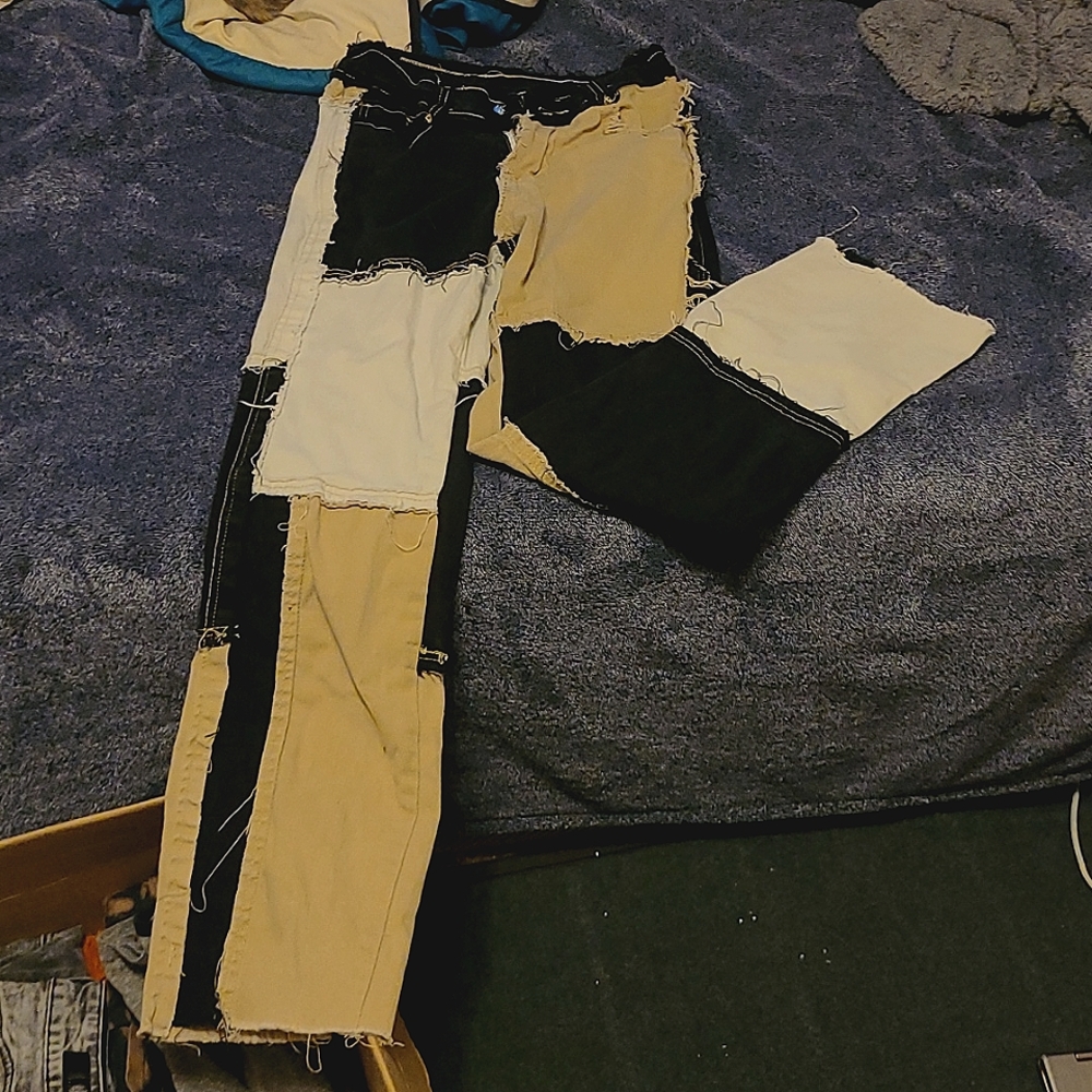 Patchwork jeans